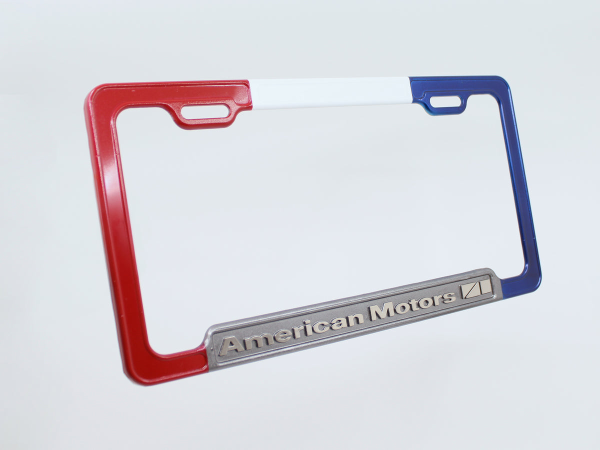1 x JDM Red Carbon Fiber Look License Plate Frame Cover Front Or Rear