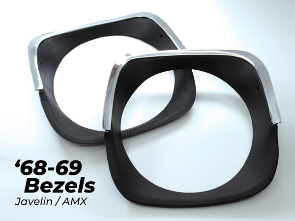 Headlight Bezel Set | '68-'69 AMC Javelin / AMX