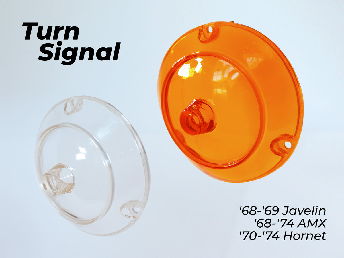 Front Turn Signal Lenses | '68-'69 Javelin, '68-'74 AMX, '70-'74