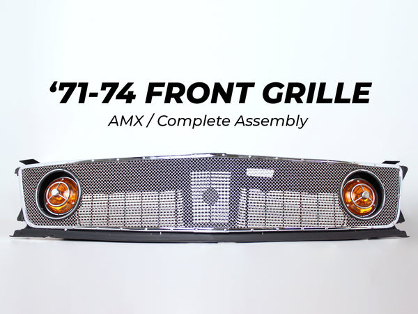 Front Grille Complete Assembly '71-'74 Original Style | AMC AMX