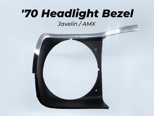 Headlight Bezel Set | '70 AMC Javelin/ AMX