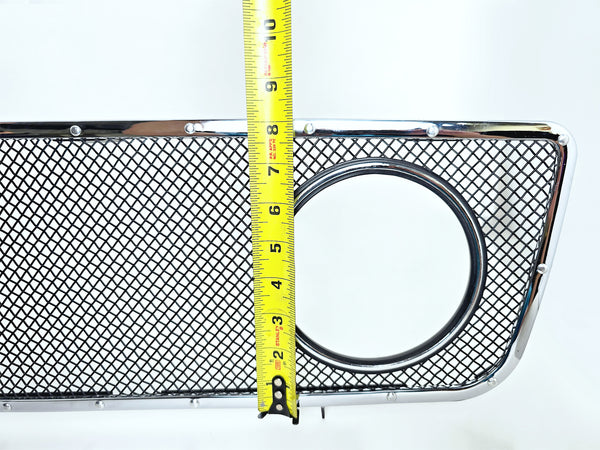 Clearance Front Grille Screen '71-'74 | AMC AMX unit #4 (Black Mesh)