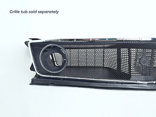 Clearance Front Grille Screen '71-'74 | AMC AMX unit #4 (Black Mesh)