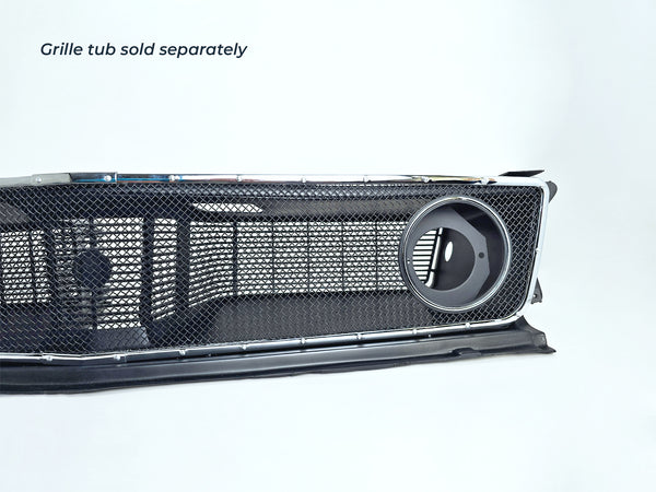 Clearance Front Grille Screen '71-'74 | AMC AMX unit #4 (Black Mesh)