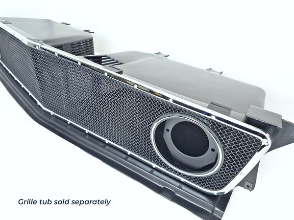 Clearance Front Grille Screen '71-'74 | AMC AMX unit #4 (Black Mesh)