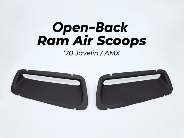 Ram Air Hood Scoop Kit | Open-back | '70 Javelin / AMX