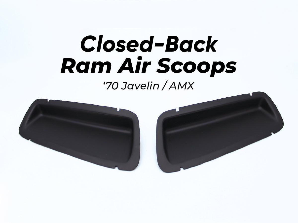 Ram Air Hood Scoop Kit Closedback '70 Javelin / AMX Carreplico