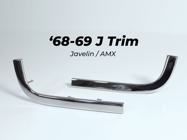 Fender Extension J Trim Set | Stainless Steel | '68 - '69 AMC Javelin / AMX