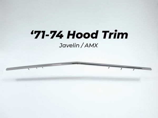 Hood Trim Molding Stainless Steel | '71 - '74 AMC Javelin / AMX