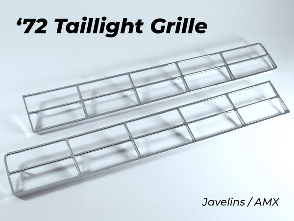 Rear Taillight Grilles "Egg Crates" | '72 AMC Javelin / AMX